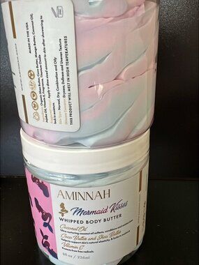 Aminnah Mermaid Kisses Whipped Body Care 8 oz New